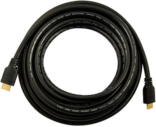 Miniatura 6 de Legrand - Cable HDMI OnQ, cable HDMI de alta velocidad 10GPS con Ethernet, compatible con resolución de 1080P, TV 3D y audio de sonido envolvente