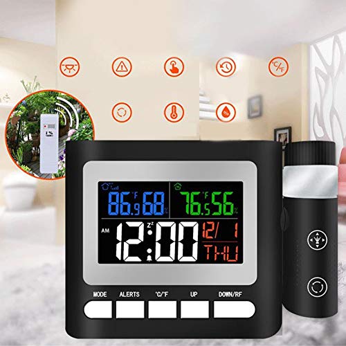 DXQDXQ Sveglia Digitale da Comodino con Proiettore...