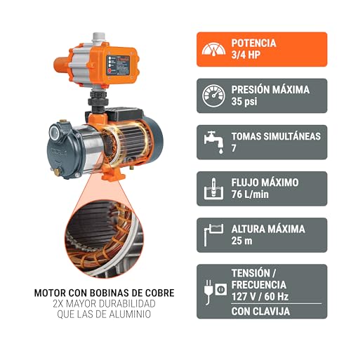 Bomba de agua Truper 3/4 5 Imagen adicional