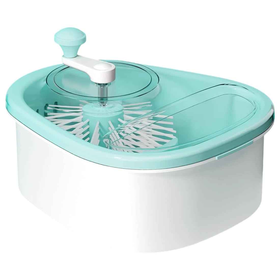 Hndhbfgrt Fruit Cleaner Spinner, Large Fruit Washer Spinner, Fruit Washer Bowl, Vegetable Fruit Spinner Washer,Fruit Scrubber