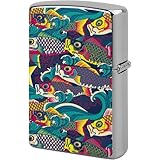 ライターケース こいのぼり 鯉のぼり ZIPPO兼用ケース ジッポライターカバー Zippo交換用外側 喫煙具 金属 誕生日 父の日 タバコ愛好者 プレゼント