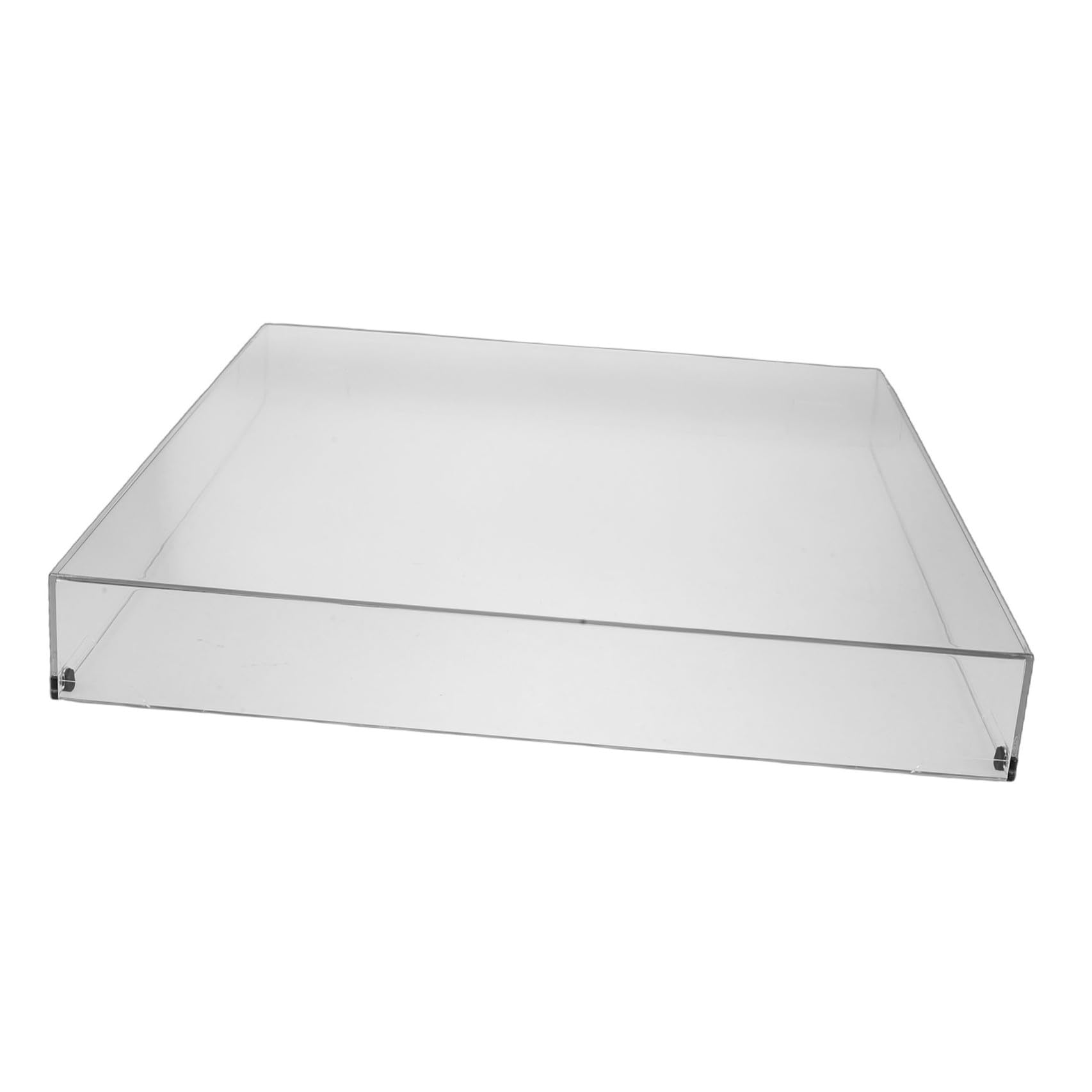 CALLARON Copertura Antipolvere Trasparente in Acrilico per Vinile, Leggera e Facile da Installare, per Impianti Audio Domestici e Protezione Stereo