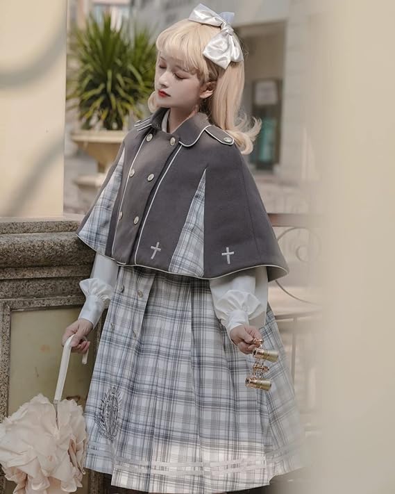 Amazon.co.jp: 【Sanjucos】 ワンピース ロリータ 長袖 制服 コスプレ 