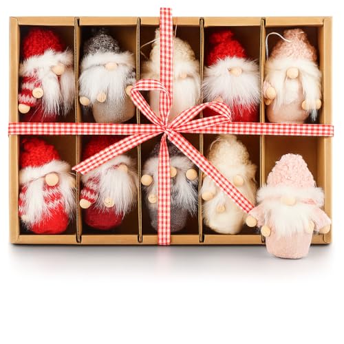 COM-FOUR® 10x Premium Weihnachtsmann-Anhänger für den...