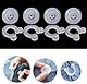 4Pcs Bettdeckenclipse, Bettdeckenhalter Bettdecken Clips Pins, Bettbezug Pins Blatt Schlafzimmer Quilts Befestigung Halter Greifer