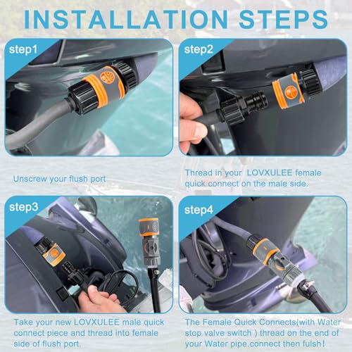 Image of Outboard Quick Connect Flush Kit for YAMAHA & HONDA