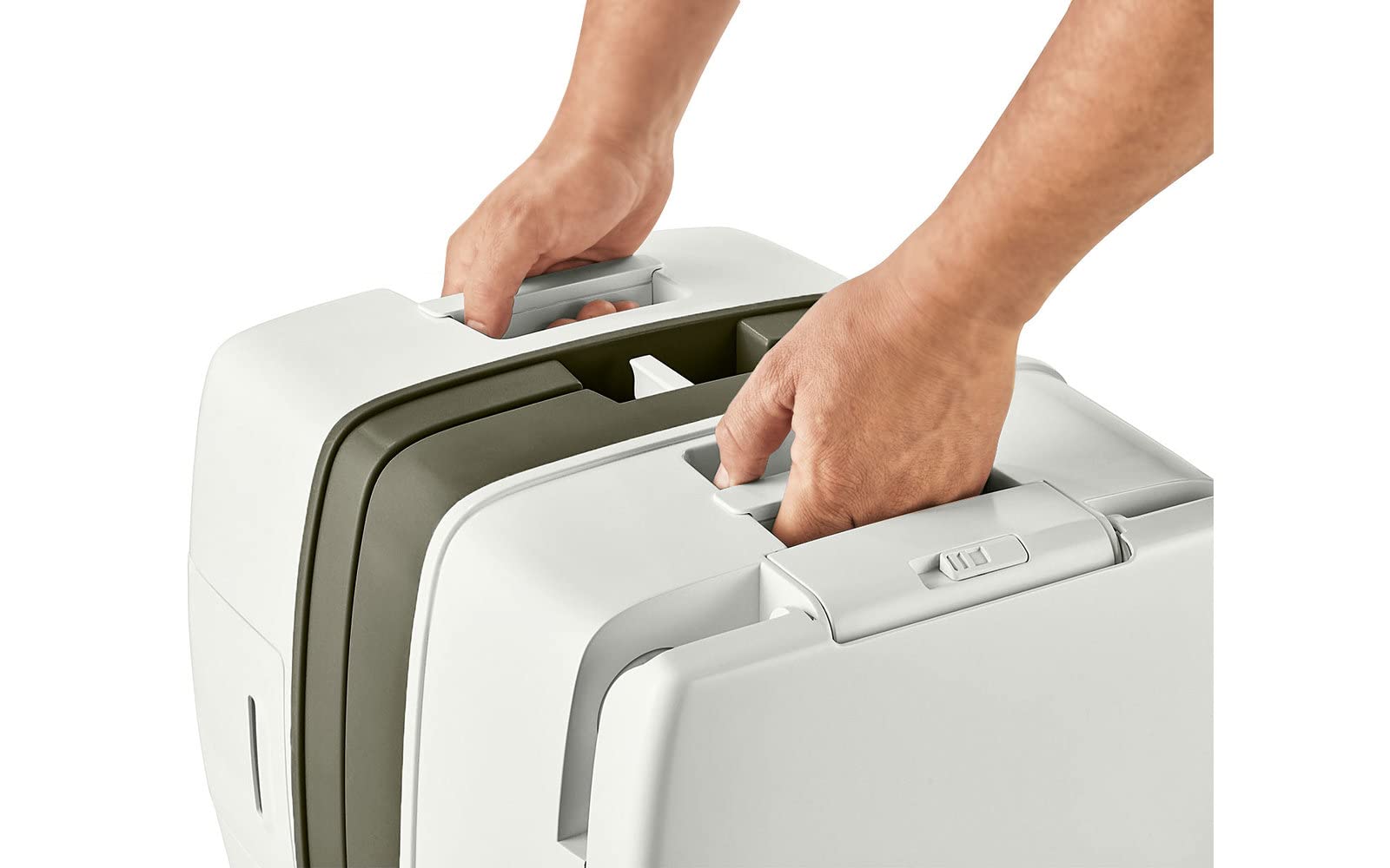 Berger WC portatil | WC quimico portatil para camping | Baño portatil | Accesorios camper, accesorios camper para furgonetas o para autocaravana | Water portatil gris, con depósito de residuos, 130 kg