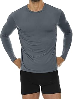 Thermal Shirts for Men Long Sleeve Thermal Compression Shirts for Men Base Layer Cold Weather