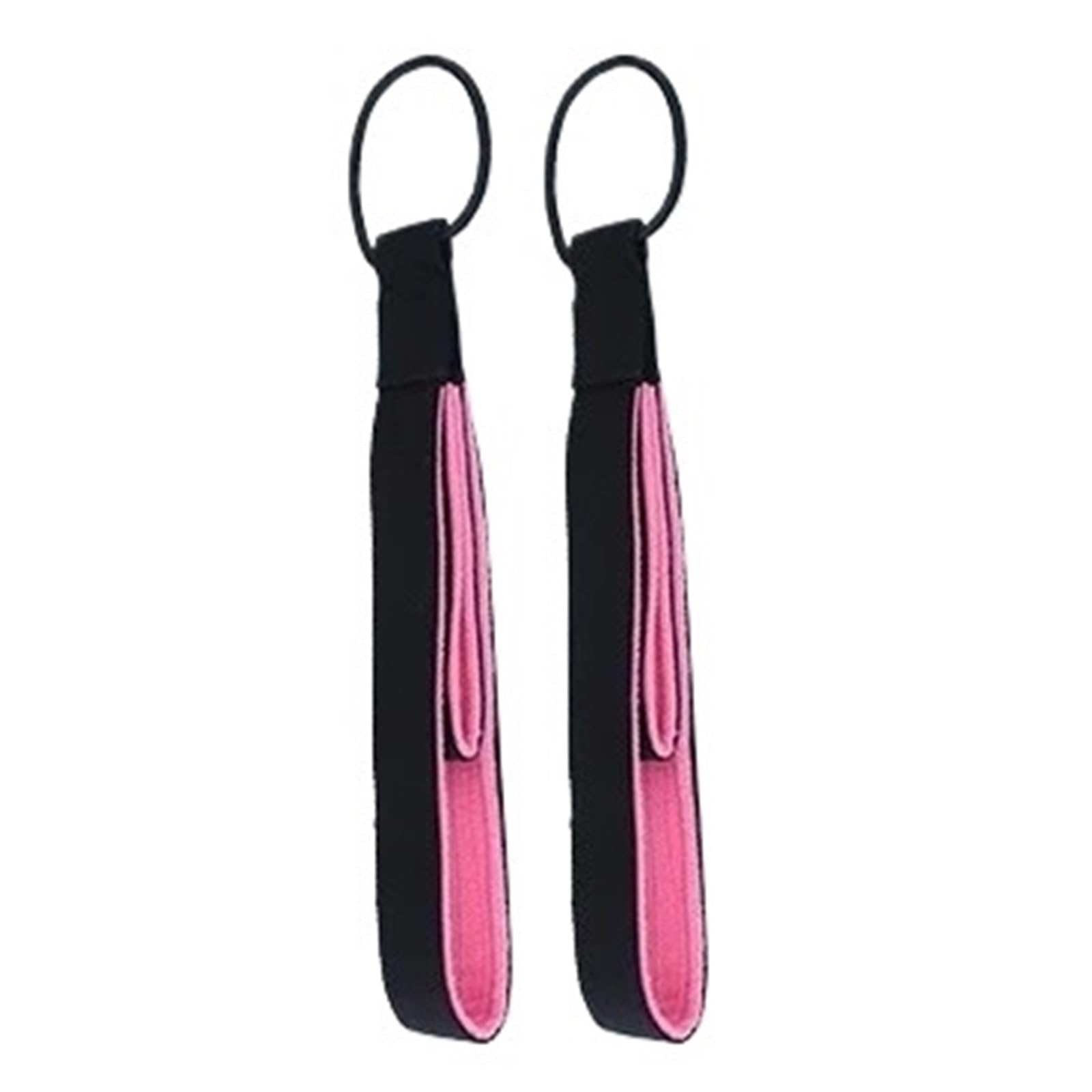łóżko do jogi Pilates podwójne pętlowe paski do Pilates Fitness Pasps do domu na siłowni akcesoria siłowni sprzęt do jogi(Pink)