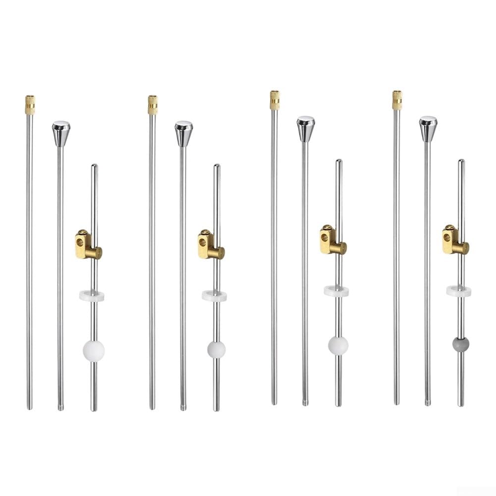 Kit Reparación Desagüe Lavabo Varilla Ajustable para latón para acero Inoxidable Baño Fregadero(12mm)