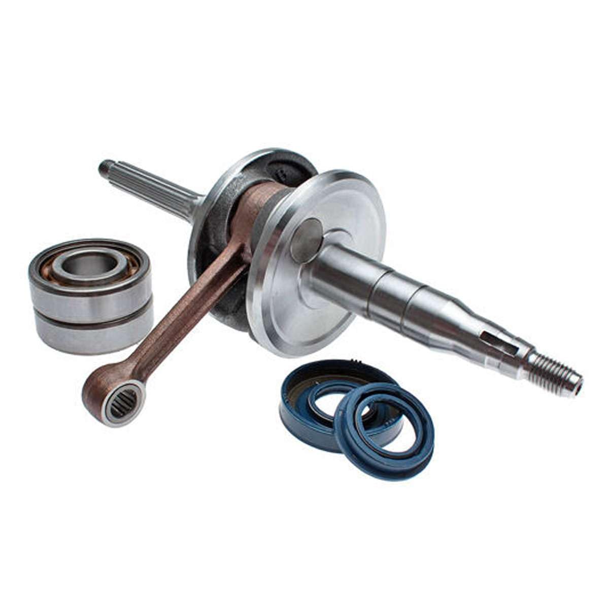 KIT ALBERO MOTORE CON CUSCINETTI E PARAOLI COMPLETO DR MINARELLI ORIZZONTALE 50CC IM07059