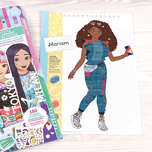 Image of Make It Real Fashion Design Sketchbook: Blooming CreativityFashion Design Sketchbook: Pastel Pop!Fashion Design Sketchbook: City Style