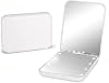 Valkyrie 8 LED Light Pocket Bag Wallet Makeup Mirror - 1X 3X Zoom - Elegant and Lightweight Design - Foldable Mirror White
