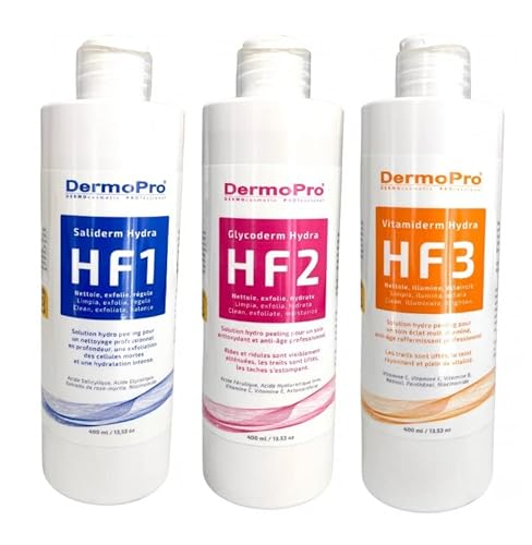 DermoPro Anti-envejecimiento Solución Hydro Aqua Peeling HF1+HF2+HF3