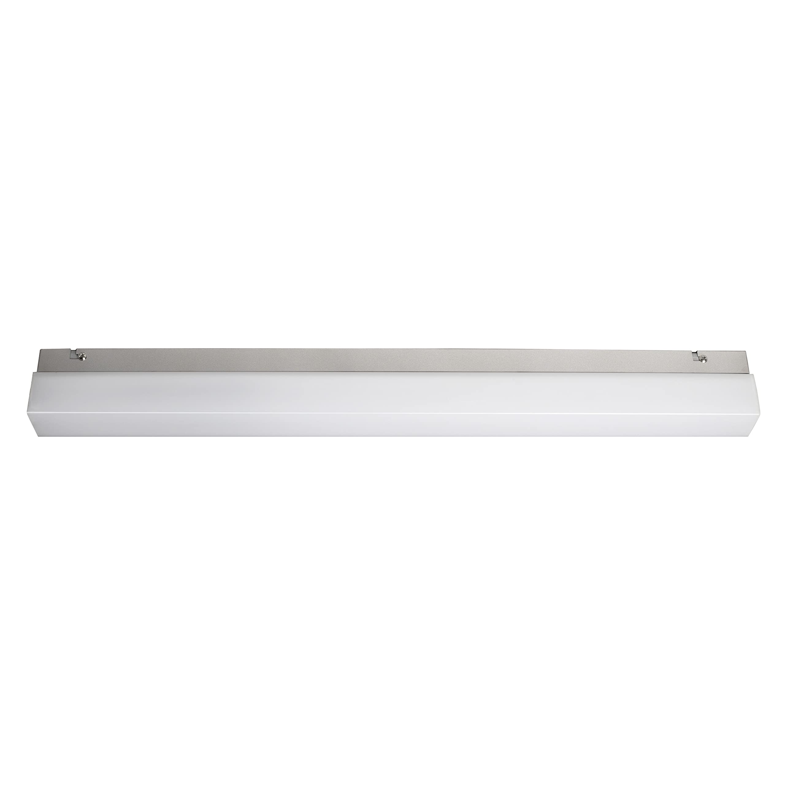 LEDVANCE Pratica Lampada da Specchio a LED per il Bagno in Alluminio di Alta Qualità, Colore della Luce Regolabile con Interruttore a Parete (Bianco Caldo/Bianco Freddo),14W,LED Quadrato IP44Click-Cct