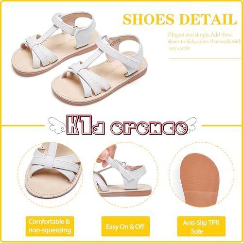 Image of Kiderence Toddler Girls Sandals Little Girls Kids Summer Shoes Toddler Sandals