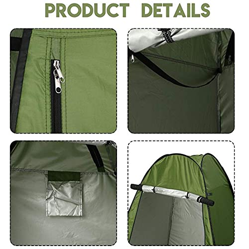 Tente de douche pliante et cabine d'essayage portable pour le camping
