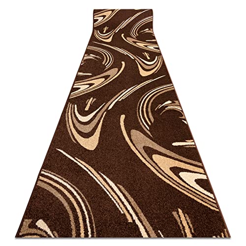 Alfombra de pasillo KARMEL rectangular marrón 80x280 alfombras rugsx 2
