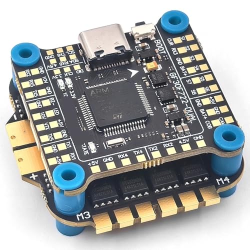 Contrôleur de vol FPV 3-6S GF30F722 avec boîte noire 16 mo et ESC RuiBet 60A 30.5x30.5