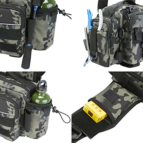 Hebetag Angeltasche für Männer und Frauen, einzelne Schultertasche, Umhängetasche, Gürteltasche, Fischköder, Ausrüstung… – Bild 8