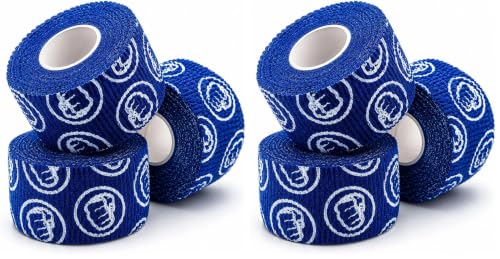 Image of WOD Nation Flexible Hook-Grip Athletic Tape - Easy-Tear, Sweat-Proof Thumb & Finger Strips for Weightlifting