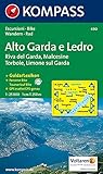 Alto Garda e Ledro: Riva del Garda, Malcesine, Torbole, Limone. Escursioni / Bike. Wandern / Rad. GPS-genau. 1:25.000