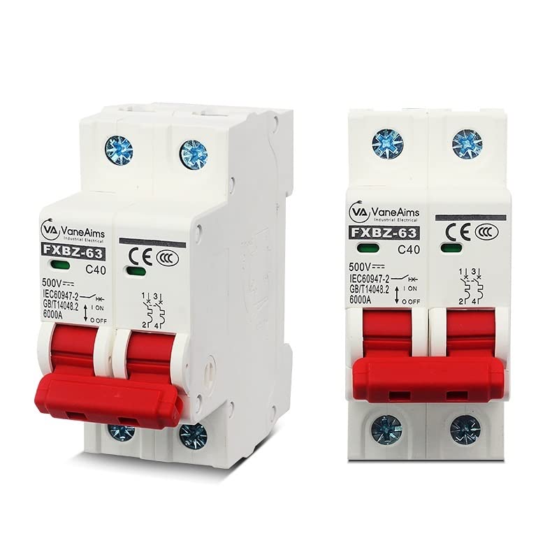 Mini-disjoncteur 2P DC 500V 20A : contrôleur de panneau solaire et protection surcharge