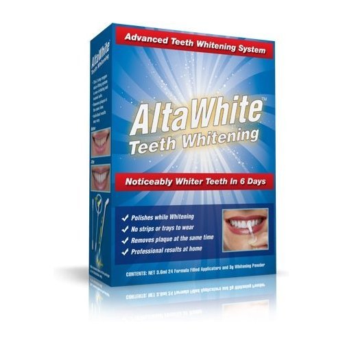 Alta White No Strip or Trays- Fast Teeth Whitener and Polisher/1 Month Supply