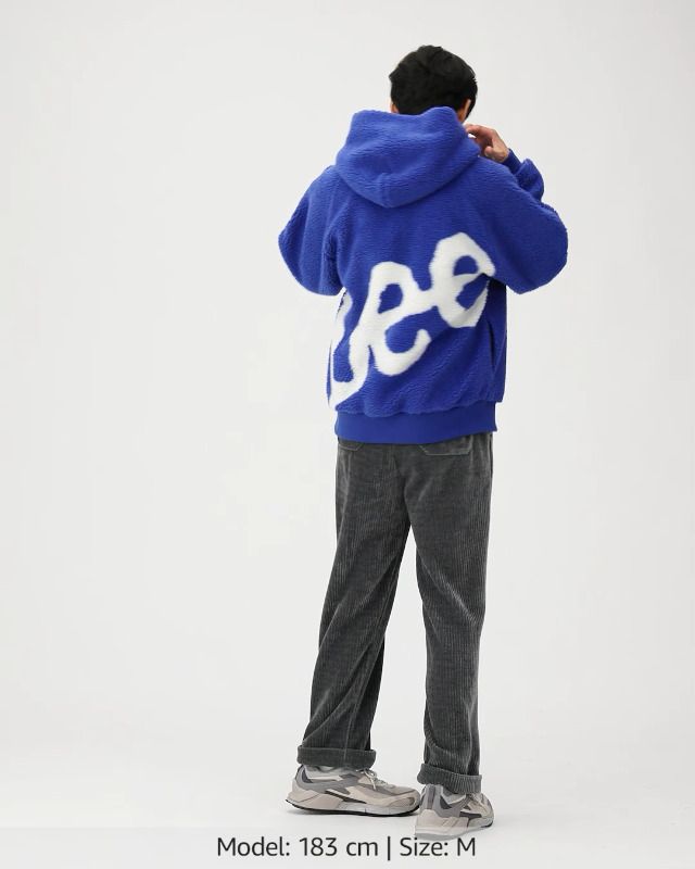 今市隆二　RILY Logo Boa Zip Hoodie ボアパーカーMサイズ 今市隆二 RILY Logo Boa Zip Hoodie ボアパーカーMサイズ 今市隆二