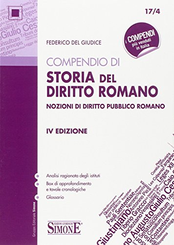 Compendio di storia del diritto romano. Nozioni di...