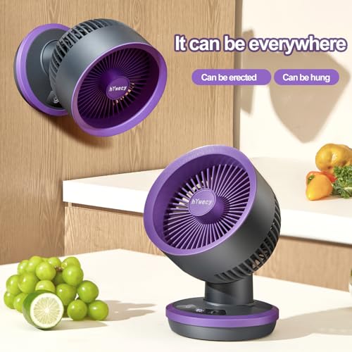 Hywecy Desk Fan Oscillating Fan,1-100Speeds Adjustable Powerful Portable Fan,90° Oscillating Table Fan With 6000Mah Battery,Strong Cooling Airflow Personal Fan For Office,Bedroom,Home,Kitchen thumb #4
