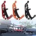 Roof Rack Wall Mount Brackets 4Sets Quick Release Tool Clamps - Wall Mounting Brackets for Shovel/Ax(Orange)