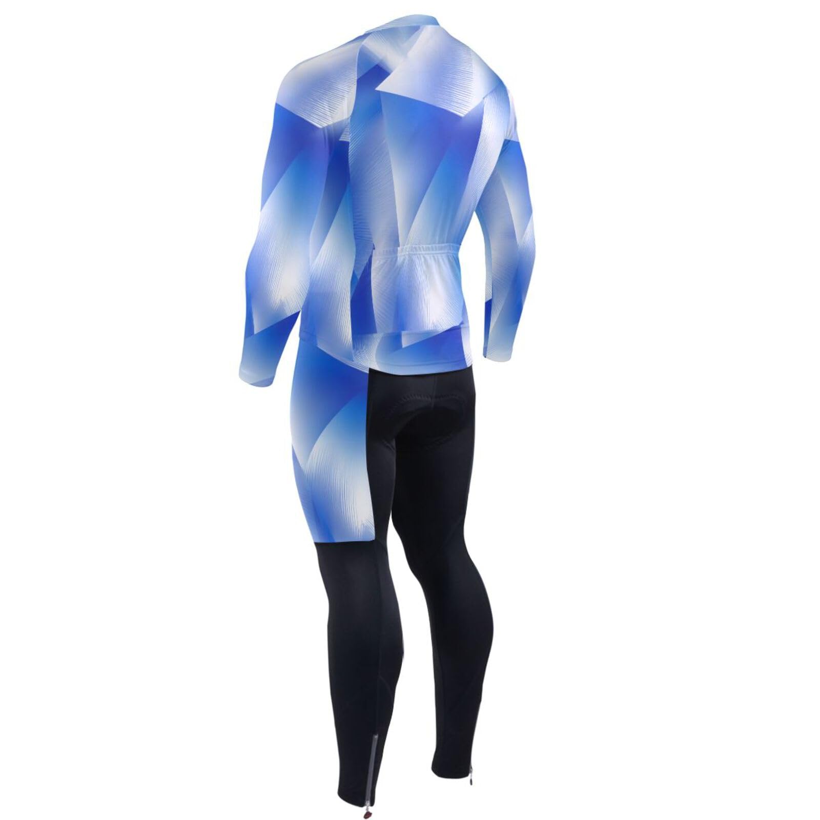 Herren-Radtrikot mit Taschen, winddicht, 3D-gepolstert