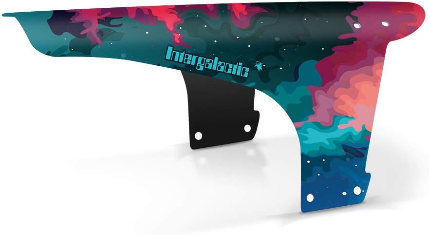 MTB Front PF1 & Rear Saddle PF2 Clip On Mudguard Fender Set. Fits 24”, 26”, 27.5”, 29”, Plus Size and Fat Bikes. UK Made 100% Recycled Plastic Waste 100% Recyclable.