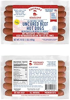 Feltman's Original Hot Dogs, 3 Pack (18 hot dogs)