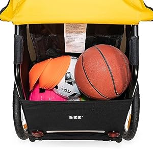 Burley Bee, 1 and 2 Seat, Lightweight, Kids Bike-Only Trailer — photo 2 of 6
