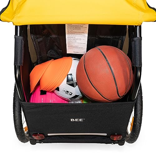 Burley Design 946209 Burley Bee, 1 And 2 Seat, Lightweight, Kids Bike-Only Trailer thumb #1