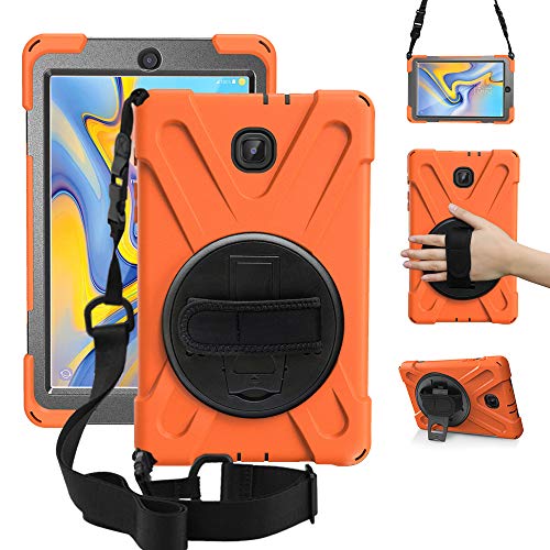 ZenRich Galaxy Tab A 8.0 2018 Case,SM-T387 Case with Rotatable w/Kickstand,Hand Strap & Shoulder Grip, zenrich Shockproof Cover for Samsung Galaxy Tab A 8.0 SM-T387 T387 Verizon/Sprint Orange ZenRich Galaxy Tab A 8.0 2018 Case,SM-T387 Case with Rotatable w/Kickstand,Hand Strap & Shoulder Grip, zenrich Shockproof Cover for Samsung Galaxy Tab A 8.0 SM-T387 T387 Verizon/Sprint Orange