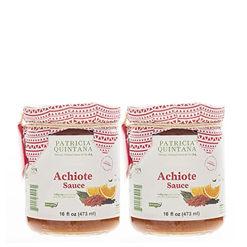 Patricia Quintana Achiote Marinade 16 oz, 2-Pack for Tacos & Fajitas