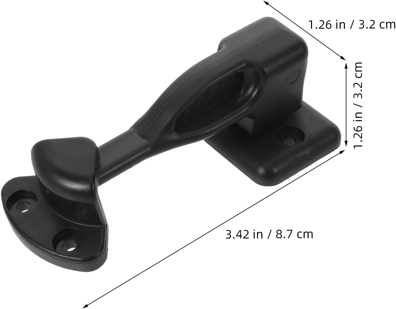 1 Set Rv Cabinet Rotating Latch Drawer Latch Universal Grabber Catch with Screws for Rv Motorhome Boat Camper Trailor Replacement