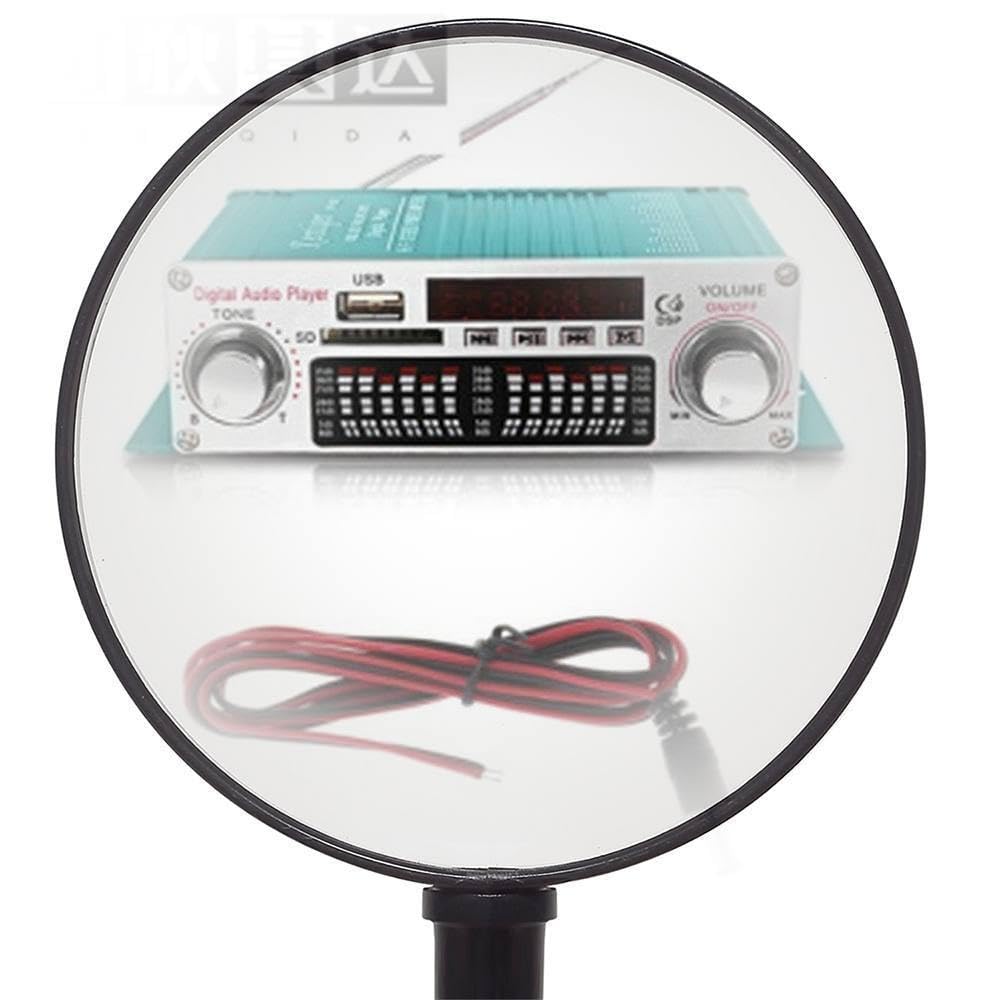 It is Suitable for Kentiger hy-602 Mini Dazzle Small Amplifier DC12V with Plug-in Card Radio Amplifier red +12V5A Power Supply