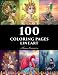 100 coloring pages. Line art. Alena Lazareva: Coloring Book for Adults: Mermaids, Fairies, Unicorns, Fashion, Dragons, Ladies of nature and More!