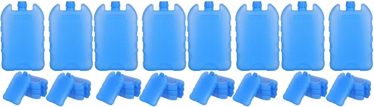 Cabilock 40pcs Reusable Ice Packs for Coolers and Freezers Leak Design for Efficient Cooling for Offices Bedrooms and Travel