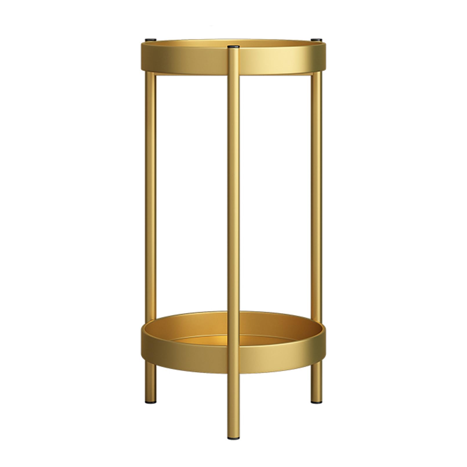 Supporto per Interni ed Esterni, portavasi in Metallo per Piante Multiple, Robusto portavasi per Fiori, Supporto per Piante Resistenti, mensola Rotonda per Giardino, Patio, Soggiorno, Balcone ad Ang