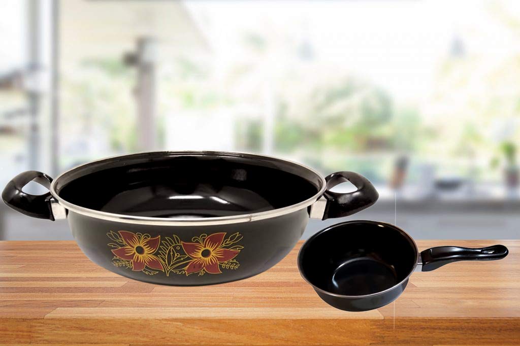 Buy Brandroot Hard Anodized Induction Compatible Cookware Combo, Kadhai