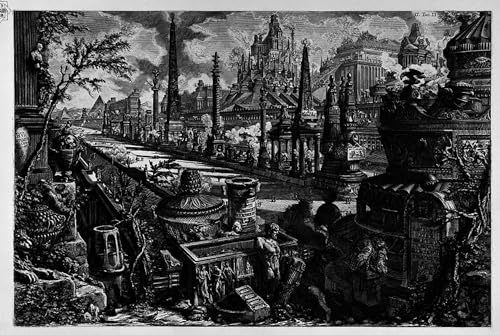 Tableaux Sur Toile Piranesi ZHAOSHAN Rompre la Monotonie d'un Bureau 60x90cm