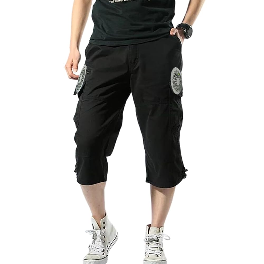 俺 10205空調服　黒L L 5334ハーフパンツ黒L Toraichi-1080-241-m-02-dl.jpg