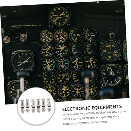 Conjunto de 12 conectores de aviación eléctricos miniatura 4