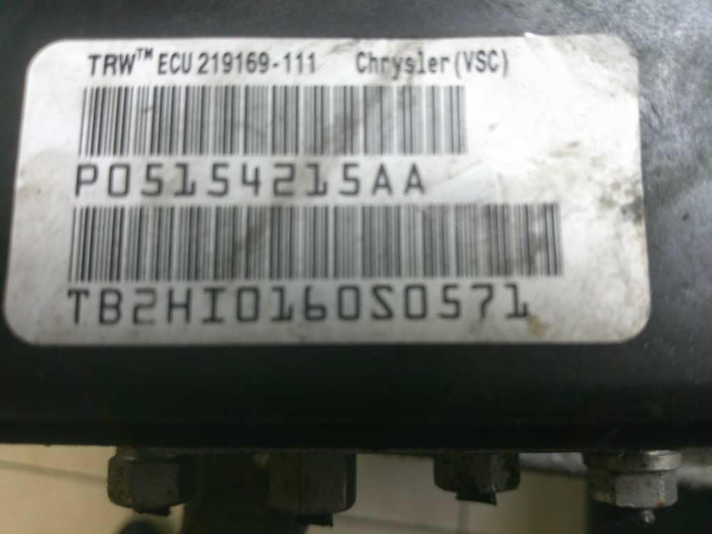 ABS Anti-Lock Brake Part Assembly Pump Fits 10 Compatible with Dodge 1500 05154215AA P05154215AA