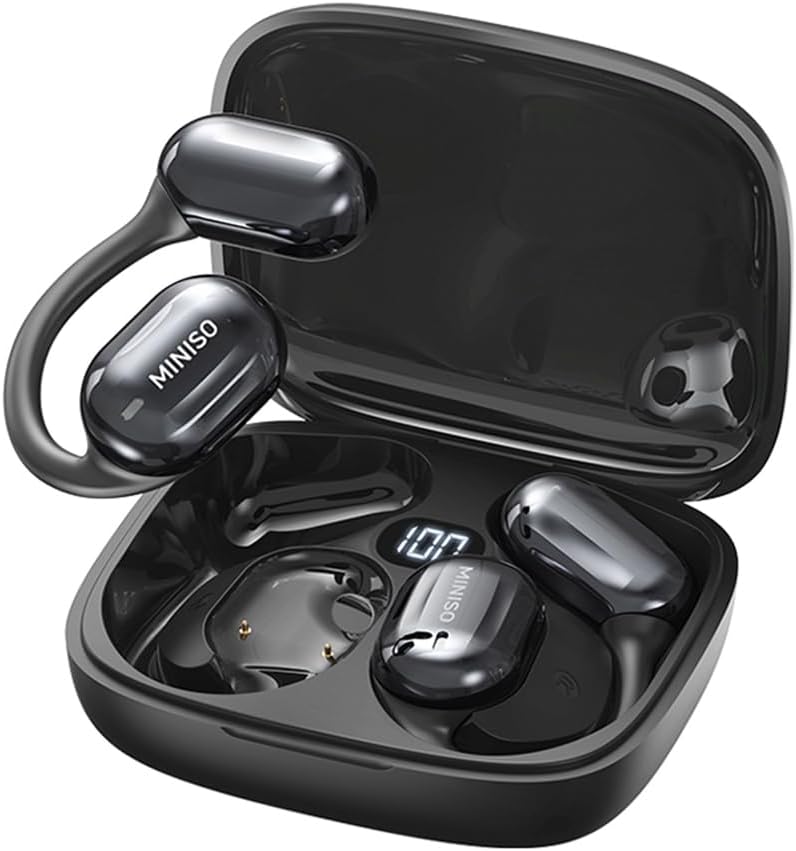 MS162 Translation Earbuds Real Time OWS Open Ear AI Translator Earbuds Wireless Bluetooth Earphones Support 135 Languages Translator Headphones fit iOS & Android for Travel Business Learning